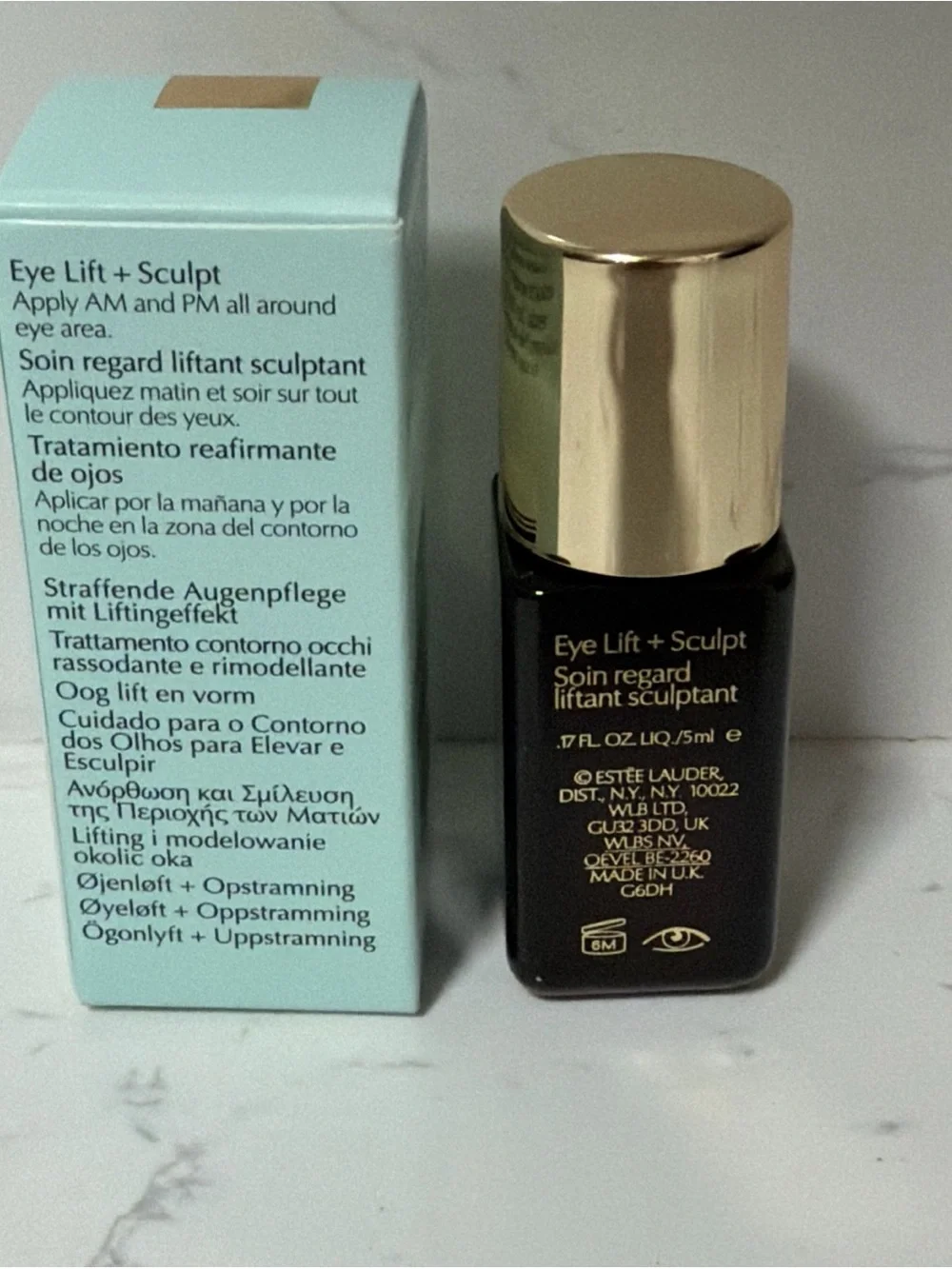 NEW ESTEE LAUDER Travel Size Advanced Night Repair Eye Lift + Sculpt .17 Oz
